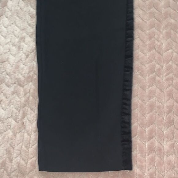 LOFT Women’s Black Marisa Trousers with Velvet Line - Picture 3 of 7